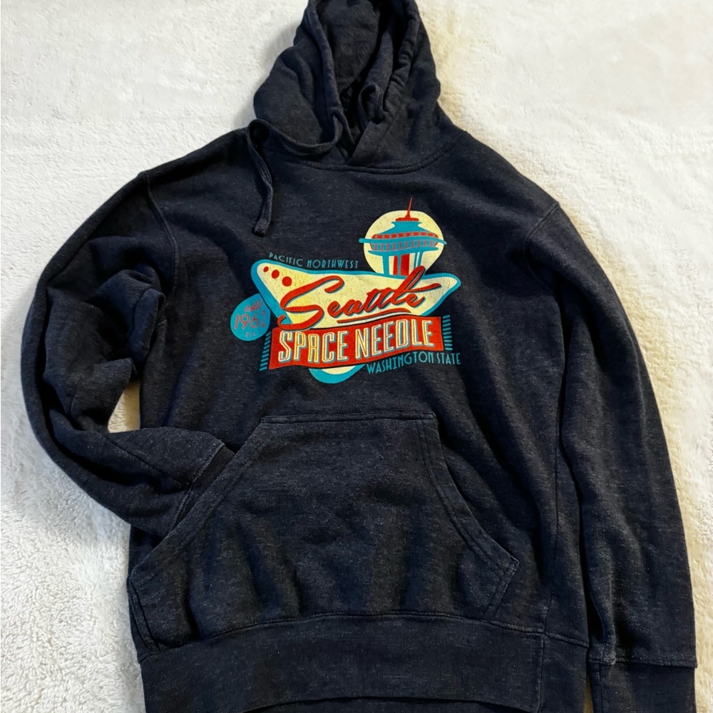 Seattle Space Needle Graphic Hoodie